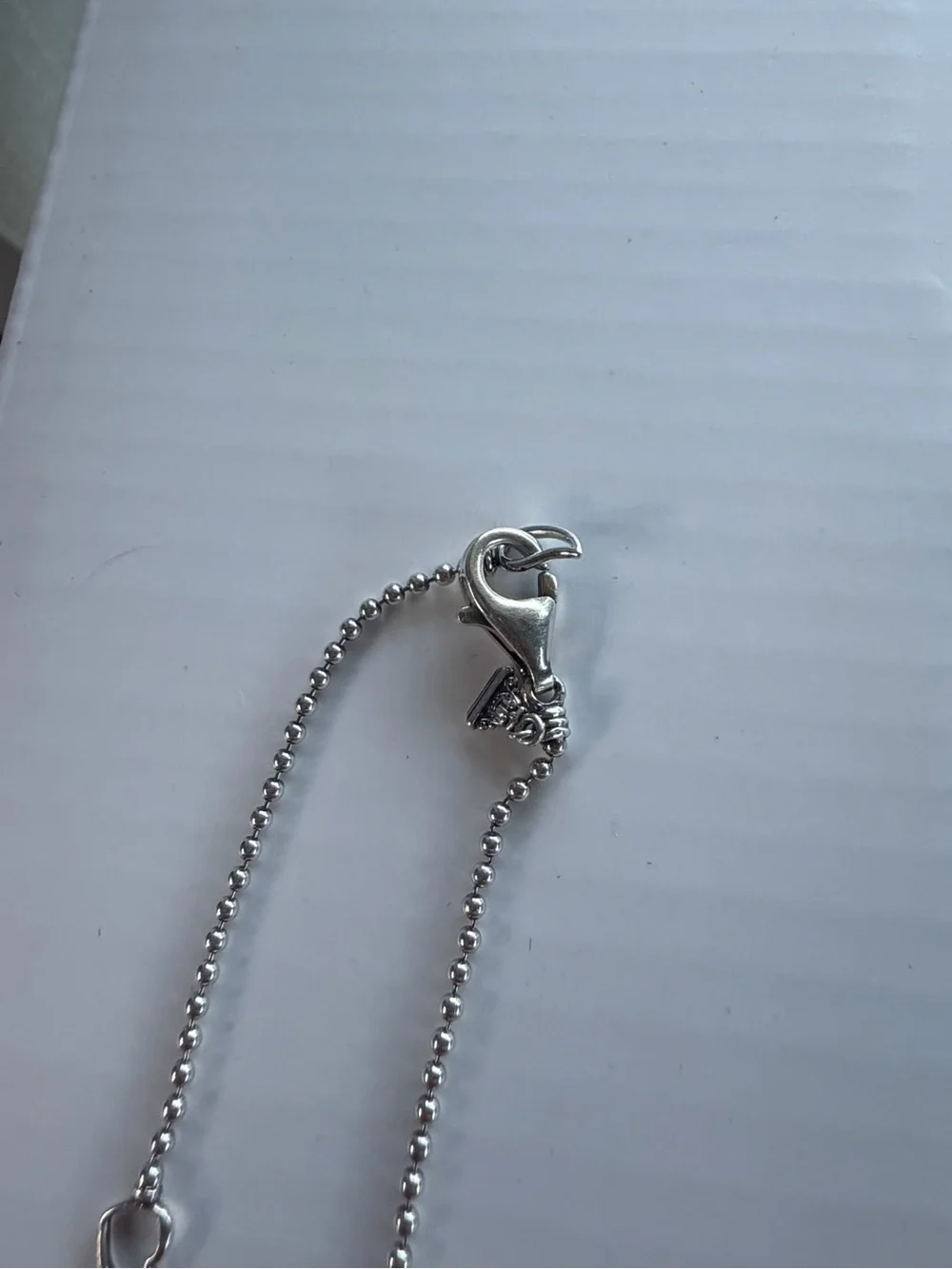 LAGOS 18k and .925 Peridot Caviar Pendant with 18” Silver Chain, HARDLY WORN!